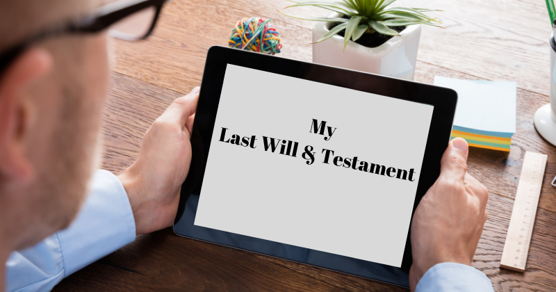 Creating a will online